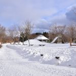 雪山登山に偏光サングラス