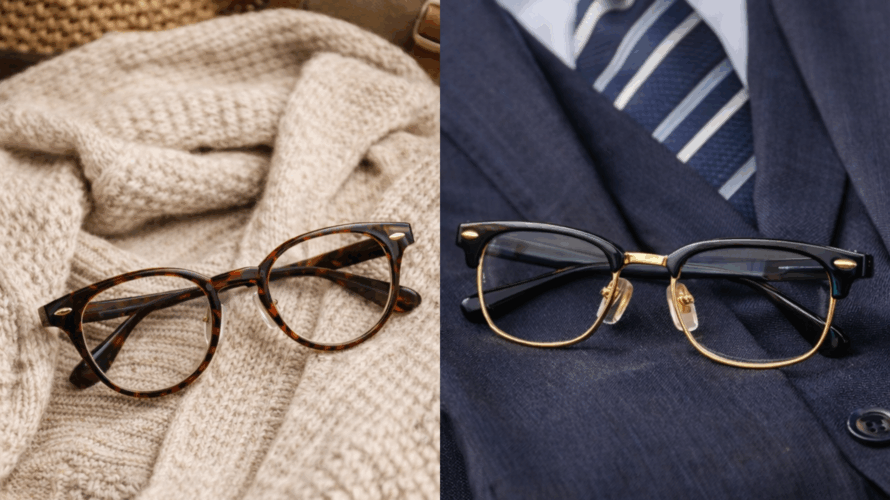 メガネで変わる！第一印象の魔法